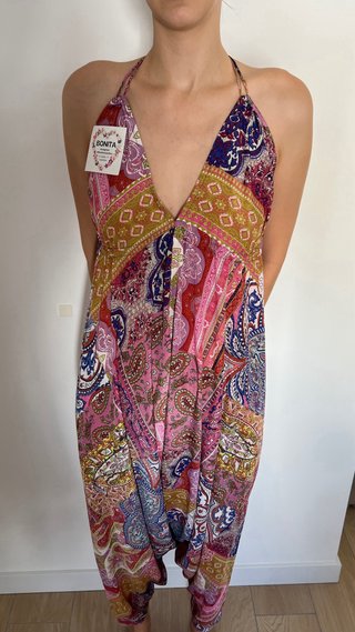 Mono Boho Espalda al Aire Estampado