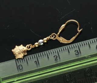 Pendientes Oro 18K Longhi Amarillo/Blanco