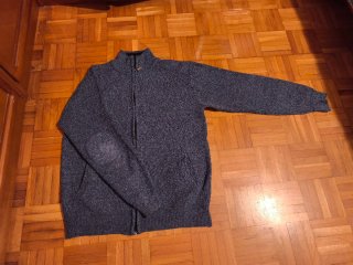 Chaqueta de punto con cremallera