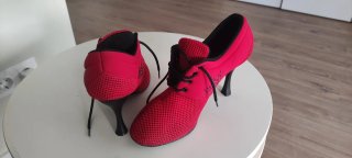 Zapatos Salsa/Bachata Manuel Reina Rojos