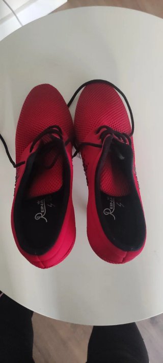 Zapatos Salsa/Bachata Manuel Reina Rojos