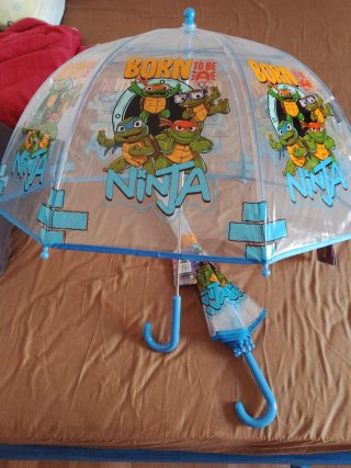 3 Paraguas Tortugas Ninja multicolor nuevos automá