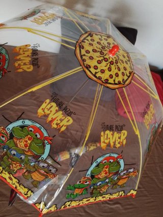 3 Paraguas Tortugas Ninja multicolor nuevos automá