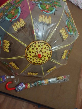 3 Paraguas Tortugas Ninja multicolor nuevos automá