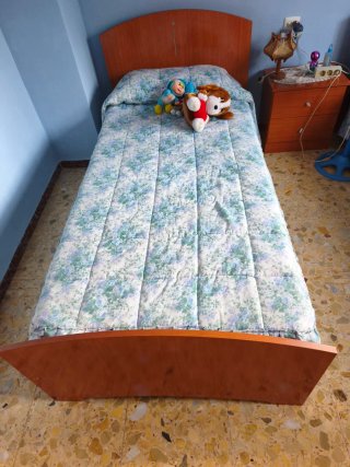 Camas Individuales Madera de 90