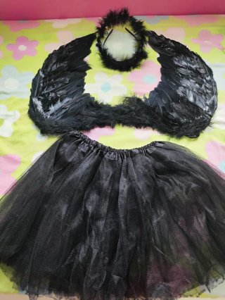 Disfraz de Ángel Negro Unisex