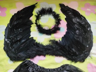 Disfraz de Ángel Negro Unisex