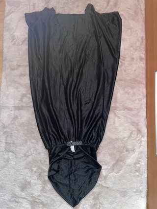 Capa negra infantil 90cm