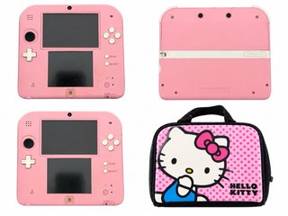 Nintendo 3DS Rosa + Funda Hello Kitty+ tomodachi