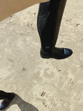 Botas de montar negras talla 38