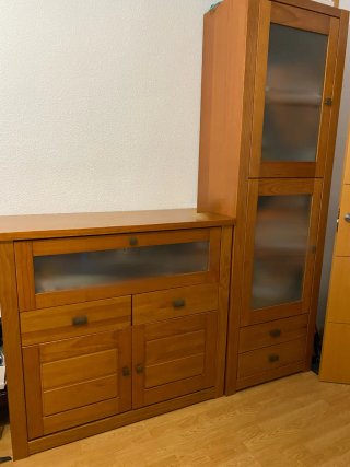 Conjunto de Muebles de Salón en Madera