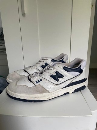 Zapatillas New Balance 550 Blanco y Azul
