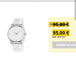 Reloj Swatch Blanco