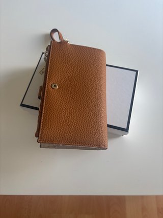 Cartera Guess Piel Marrón Sin Estrenar