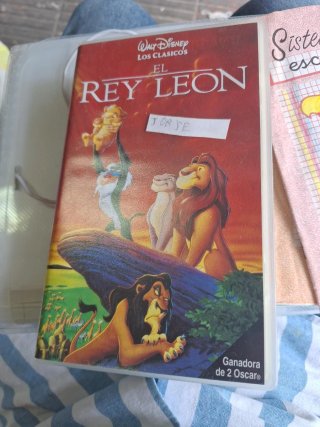 El Rey León VHS Disney Clásicos Español