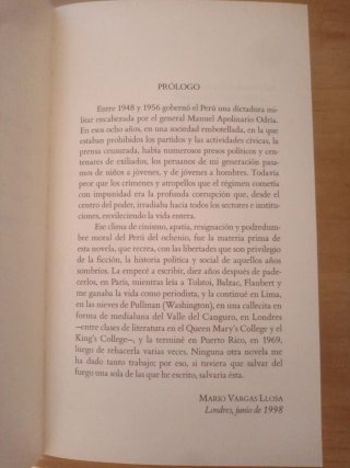 Conversación en la catedral