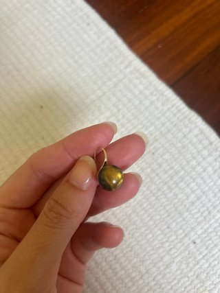 Pendientes de Bola ojo de tigre