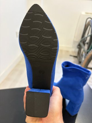 Botines JOMM Talla 34 Azul Eléctrico