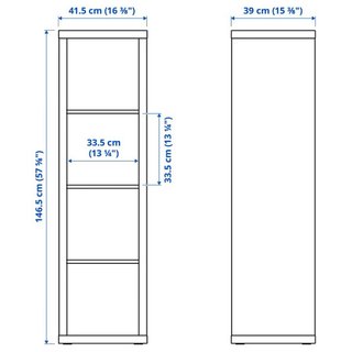 Estantería Kallax con puertas Ikea Blanca