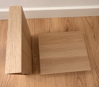 Baldas IKEA de madera pack de 2