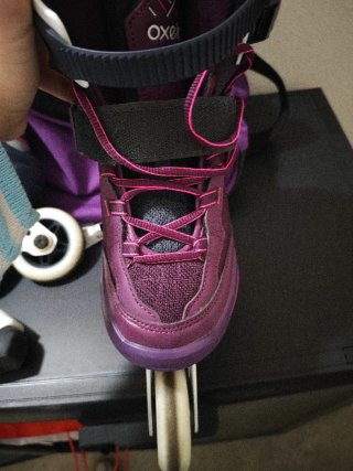 Patines Oxelo morado y rosa talla 36
