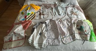 Lote Baberos Mangas Bebé