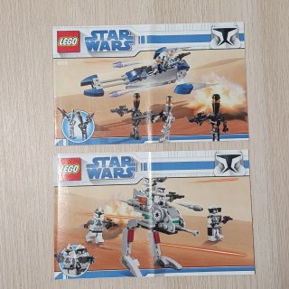Lote manuales Lego Star Wars