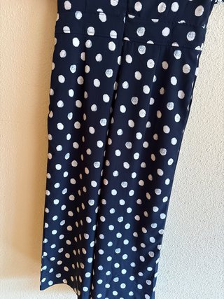 Mono Cortefiel lunares azul y blanco
