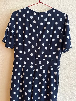 Mono Cortefiel lunares azul y blanco