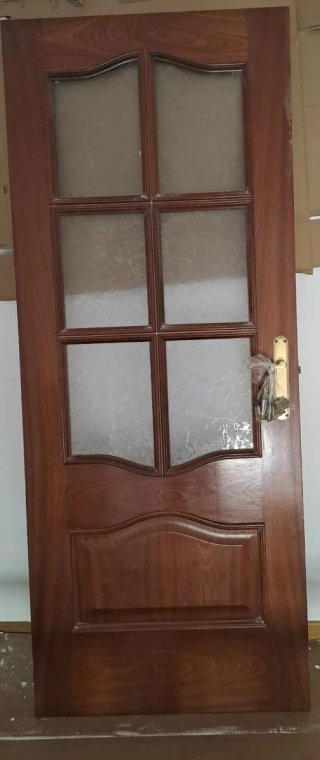 Puerta de Madera con Cristales