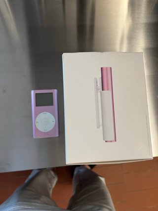 Lote 2 iPod mini A1051 Vintage Rosa y Plata