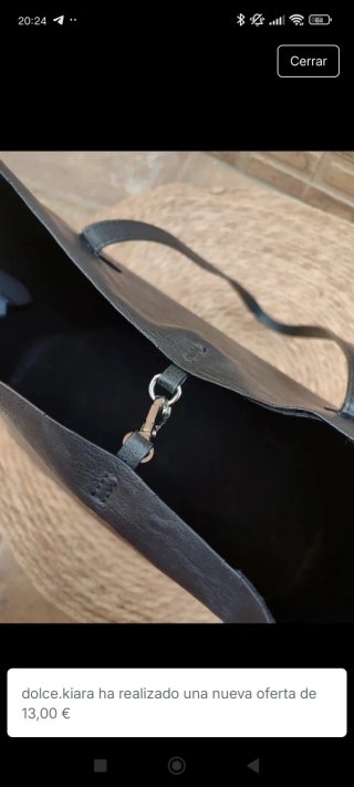 Bolso Shopper H&M Negro
