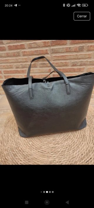 Bolso Shopper H&M Negro