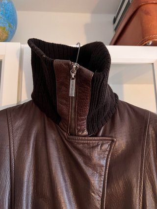 Abrigo de cuero Caramelo Talla M