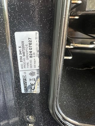 Horno y Vitrocerámica Zanussi
