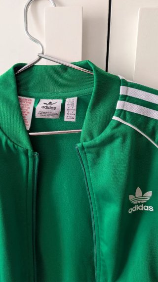 Chaqueta Adidas Verde Talla 11-12 años, 152cm