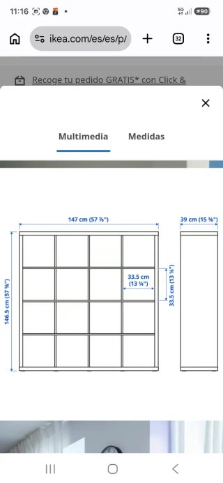 Estantería Kallax Ikea
