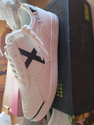 Scarpe da calcio sportive Munich bianche