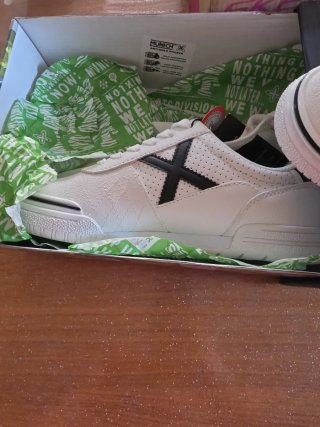 Scarpe da calcio sportive Munich bianche