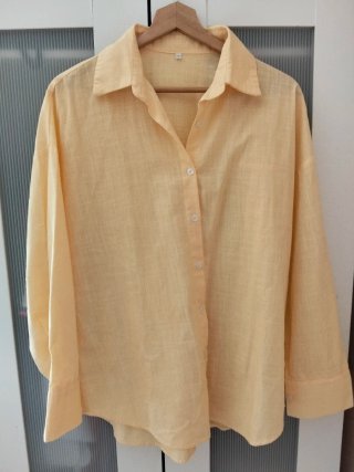 Camisa de Algodón Amarilla