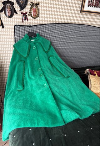 Capa Manoush Verde Esmeralda Talla Única