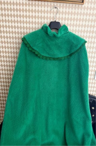 Capa Manoush Verde Esmeralda Talla Única