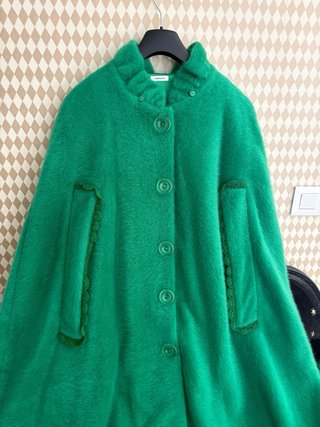 Capa Manoush Verde Esmeralda Talla Única