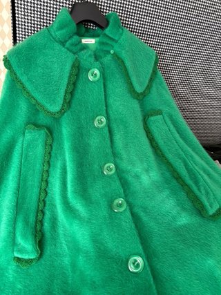 Capa Manoush Verde Esmeralda Talla Única