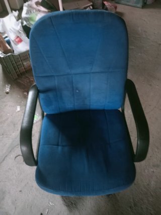 Silla Giratoria de Oficina Azul