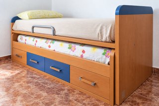 Cama nido juvenil doble con 4 cajones