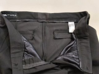 Pantalón vestir negro mujer Zara