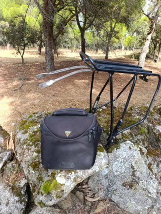 Portabultos y Bolsa Topeak para Bicicleta