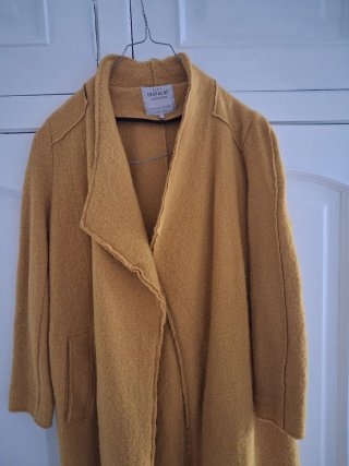 Chaquetón Zara Amarillo Talla M