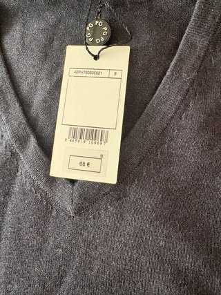 Jersey hombre Purificacion Garcia Gris